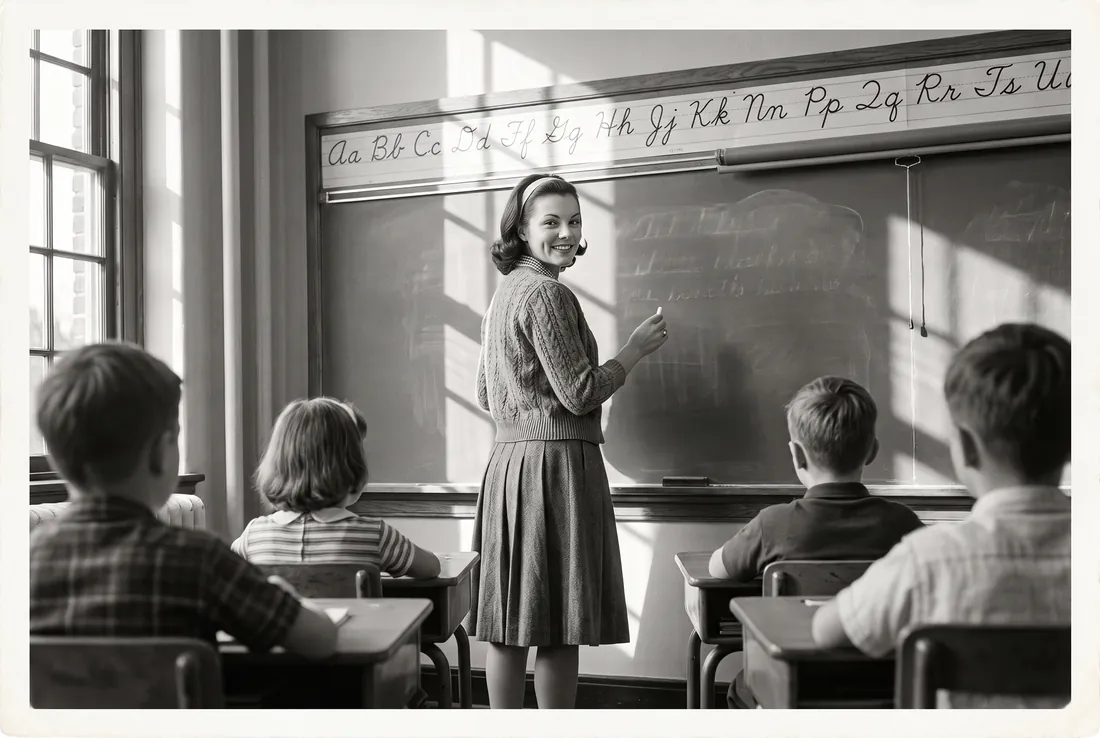 Peggy’s first class in Room 4 at Maple Street Elementary, fall 1963.